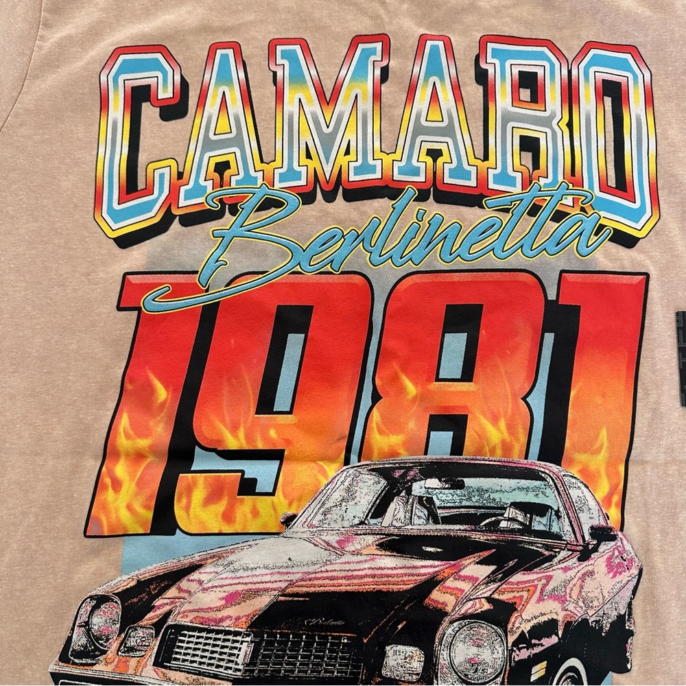 Chemistry Mens Camaro 1981 Berlinetta Graphic T-Shirt - Picture 3 of 5